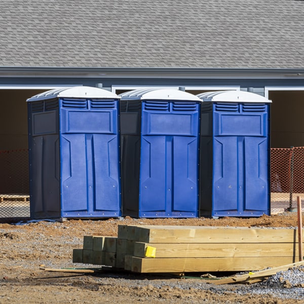 how can i report damages or issues with the portable toilets during my rental period in Ponderosa New Mexico